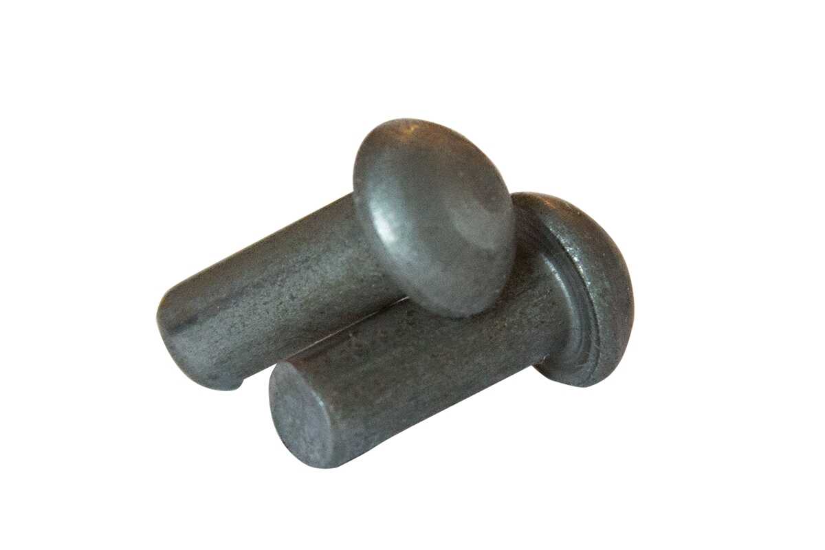 Заклепка під молоток 8x25 мм, напівкругла головка, алюміній